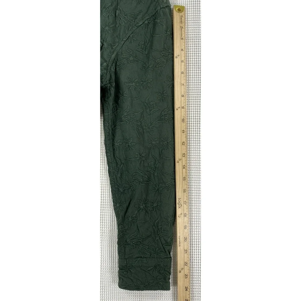 Corridor New York Floral Embroidered Zip Up Jacket Men's XS Green